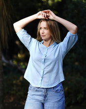 Load image into Gallery viewer, Amalie Solid Cotton Top Lt. Blue

