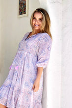 Load image into Gallery viewer, Riley Bib Dress Dusty Pink

