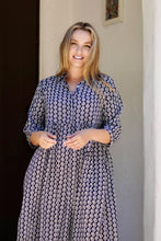 Load image into Gallery viewer, Amani Dress Geometric Black

