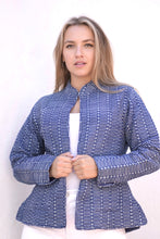 Load image into Gallery viewer, Hattie Cotton Quilted Jacket Blue
