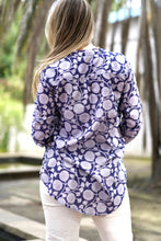 Load image into Gallery viewer, Anoushka Printed Top Navy Grey
