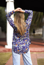 Load image into Gallery viewer, Anoushka Printed Top Navy Floral
