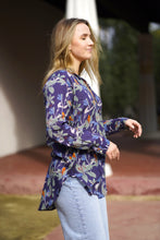Load image into Gallery viewer, Anoushka Printed Top Navy Floral
