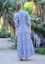 Load image into Gallery viewer, Callie Maxi Dress Blue Green
