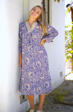 Load image into Gallery viewer, Margo Dress Blue
