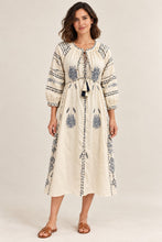 Load image into Gallery viewer, Elara Embroidered Midi Dress
