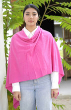 Load image into Gallery viewer, Cashmere Poncho-Hot Pink
