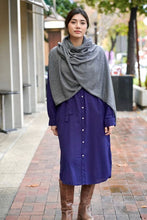 Load image into Gallery viewer, Cashmere Wrap-Charcoal
