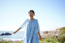 Load image into Gallery viewer, Skye Dress Hand Block Printed Lt. Blue
