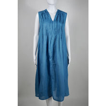 Load image into Gallery viewer, Val Cotton Dress Blue

