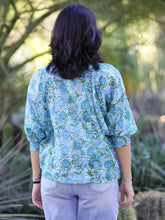 Load image into Gallery viewer, Anjou Top O/S Turquoise Sage

