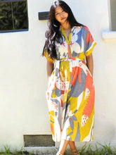 Load image into Gallery viewer, Brigitte Abstract Print Dress
