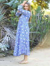 Load image into Gallery viewer, Calypso Thea Dress Royal Blue

