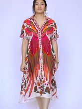 Load image into Gallery viewer, Tallulah Print Dress-Beige Plum
