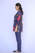 Load image into Gallery viewer, Cotton Tunic-Navy Floral
