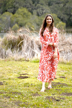 Load image into Gallery viewer, Calypso Dandelion Dress Green Blue

