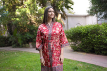 Load image into Gallery viewer, Solstice Cotton Kimono Robe

