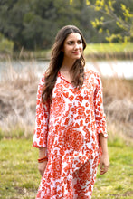 Load image into Gallery viewer, Calypso Dandelion Dress Red White
