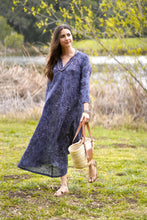 Load image into Gallery viewer, Calypso Dandelion Dress Green Blue
