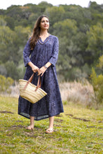 Load image into Gallery viewer, Calypso Dandelion Dress Green Blue
