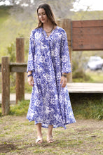 Load image into Gallery viewer, Calypso Champa Dress Blue
