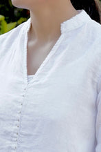 Load image into Gallery viewer, French Knot Linen Top Blush
