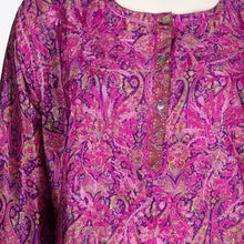 Load image into Gallery viewer, Berry Silk Tunic / KDC Emb
