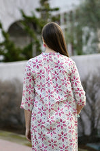 Load image into Gallery viewer, Heather Cotton Dress Blue
