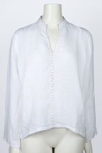 Load image into Gallery viewer, French Knot Linen Top White
