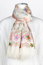 Load image into Gallery viewer, Cleo Embroidered Woven Scarf
