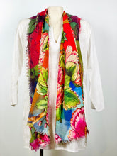 Load image into Gallery viewer, Azusa Embroidered Scarf/Wrap
