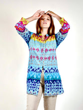 Load image into Gallery viewer, Sujana Aqua-Pink Tunic

