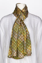 Load image into Gallery viewer, Mila Polka Dot Silk Scarf
