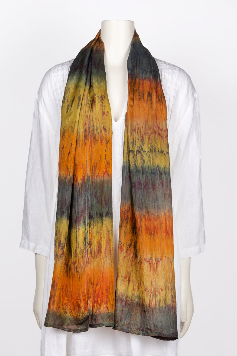 Yume Shibori Silk Scarf