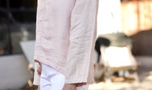 Load image into Gallery viewer, French Knot Linen Top Blush
