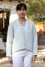 Load image into Gallery viewer, French Knot Linen Top White
