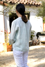 Load image into Gallery viewer, French Knot Linen Top White
