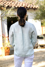 Load image into Gallery viewer, French Knot Linen Top White
