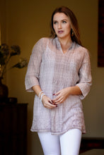 Load image into Gallery viewer, Layla Cotton Tunic Beige
