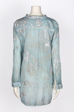 Load image into Gallery viewer, Anoushka Foil Printed Top Silver
