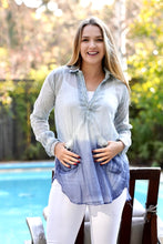 Load image into Gallery viewer, Jovie Ombre Cotton Tunic Top
