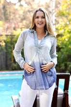 Load image into Gallery viewer, Jovie Ombre Cotton Tunic Top
