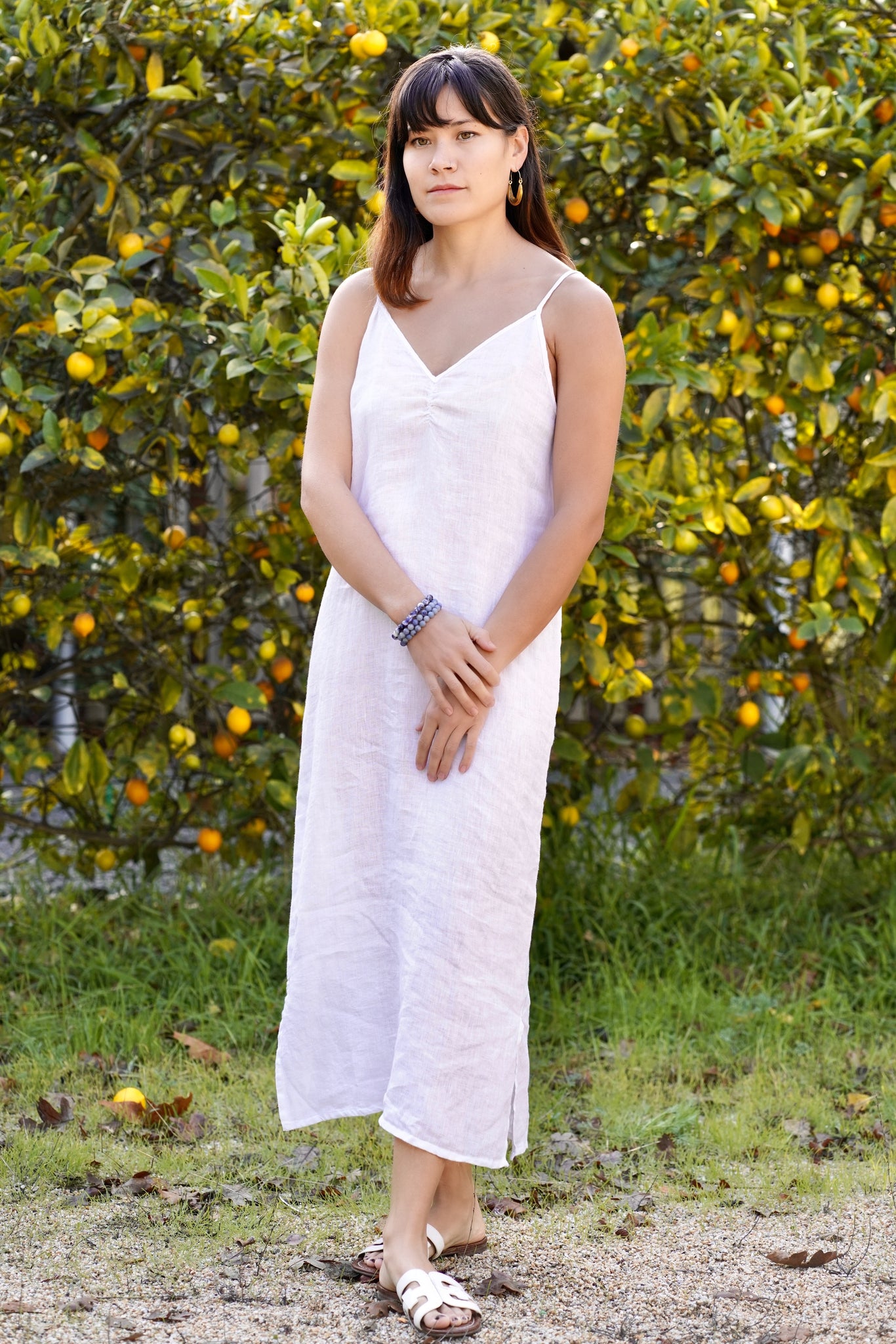 Linen Slip Dress