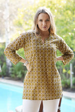 Load image into Gallery viewer, Chloe Geo Cotton Tunic
