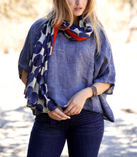Load image into Gallery viewer, Jess Polka Cotton Scarf
