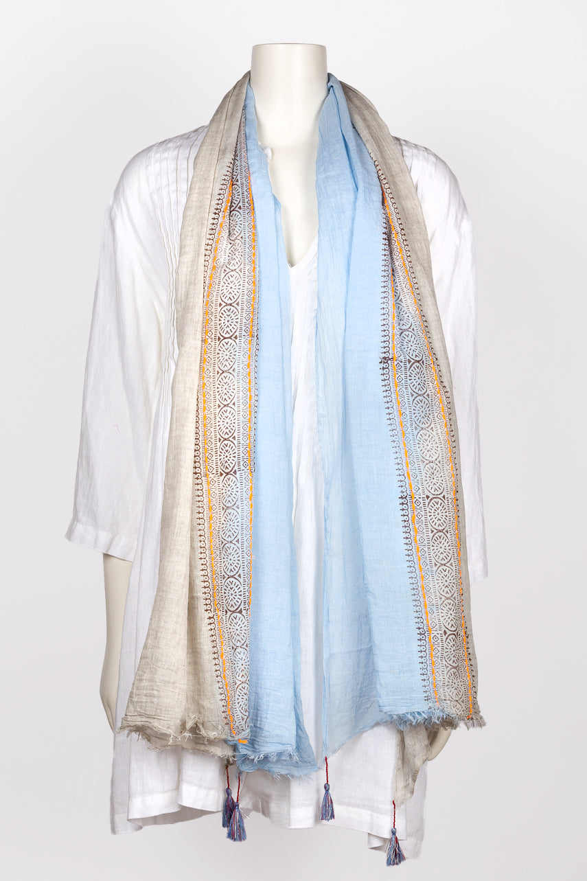 Anika Block Printed Scarf