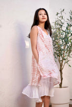 Load image into Gallery viewer, Manami Shibori Dress Coral
