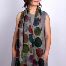 Load image into Gallery viewer, Jora Polka Wool Scarf/Wrap
