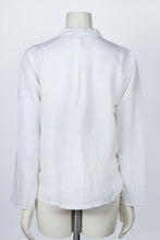 Load image into Gallery viewer, French Knot Linen Top White
