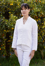 Load image into Gallery viewer, French Knot Linen Top Blush
